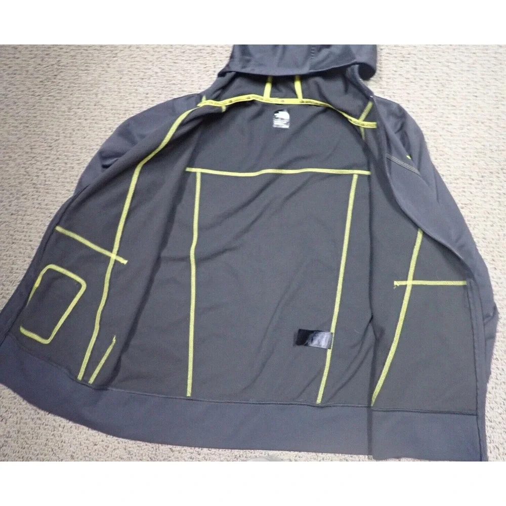 The North Face Hoodie Mens Medium Gray Excellent Mountain Athletics Full Zip